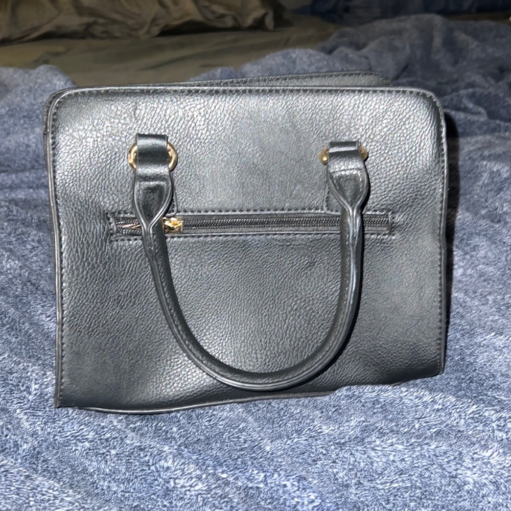 Black structured purse